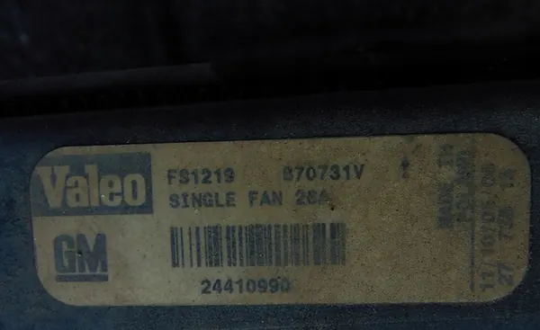 Jäähdyttimen ja tuulettimen komplekti Opel Signum Vectra C 2.2 Direct image 10