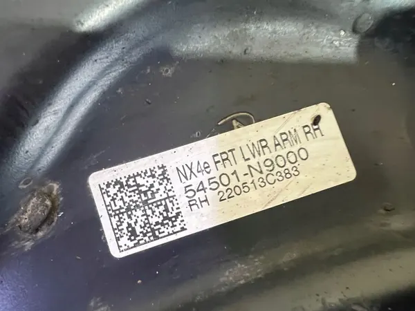 Hyundai OE 54501-N9000 Braccio di Sospensione Anteriore Destro image 2