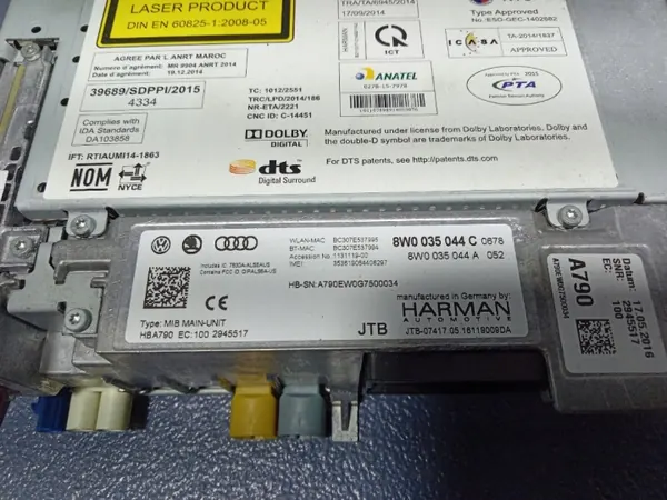 Audi MMI MIB2 Navigationsläsare OEM 8W0035044C image 5