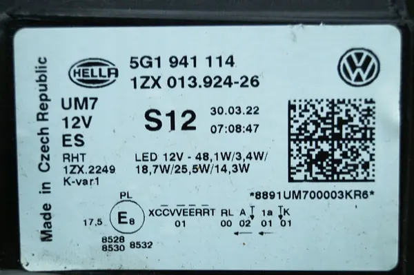 Farol Dianteiro Direito VW Golf VII Lift 5G1 Full LED image 7