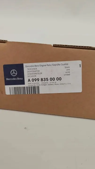 Mercedes-Benz kylvätskefilter OEM A0998350000 image 3
