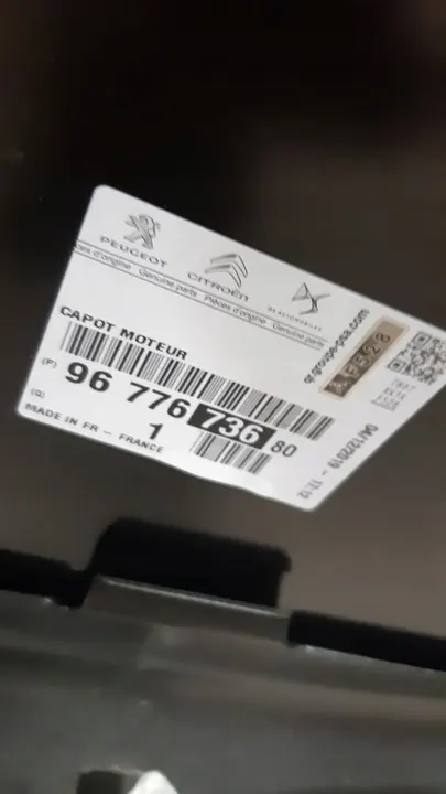 Framhuv Peugeot 2008 Original 9677673680 image 6