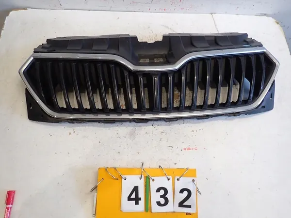 SKODA FABIA III LIFT Front Grille 2018- 6V0853653C image 2