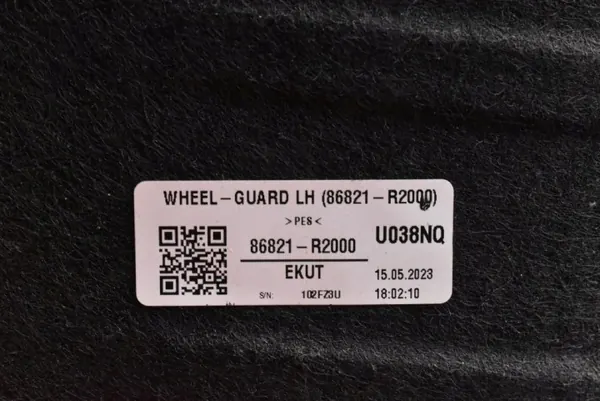 OEM 86821-R2000 Vasen Taka Pyöränkaari Kia Sportage image 7