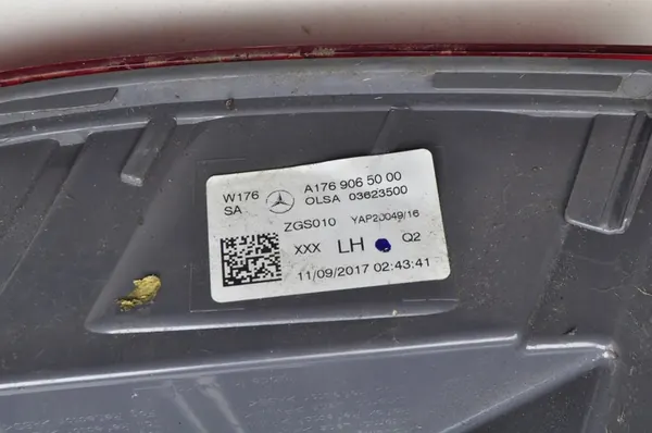 LÁMPARA TRASERA IZQUIERDA MERCEDES W176 A1769065000 image 4