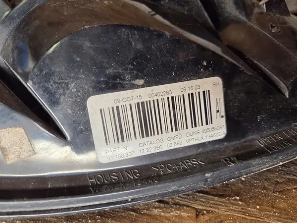 Höger baklampa Opel Astra H III Lift 07-10 1222356 image 9