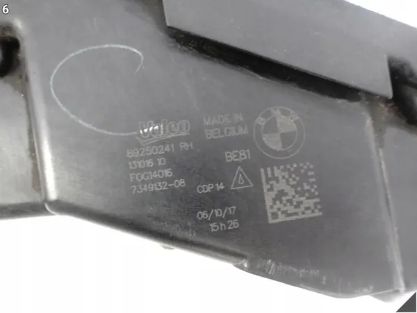 BMW 5 G30 G31 6 G32 GT Halógeno LED DRL Direito Frontal 7349132 image 7