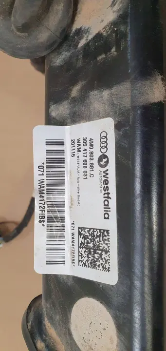 Módulo elétrico engate reboque OEM 4M0803881C Audi Q7 image 9