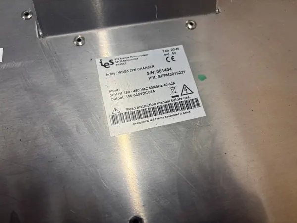 Station de charge WBG3 3PN IES 65A pour voitures électriques image 6