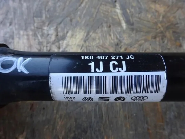 AUDI A3 8P 1.8 TFSI Vänster Framdrevaxel OEM 1K0407271JC image 4