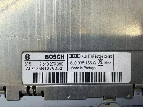 Audi TT 8J Concert Radio OEM 8J0035186Q Gebruikt image 4