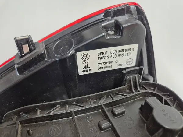 VW POLO 6C Luz Trasera Derecha Original 14-17 image 7