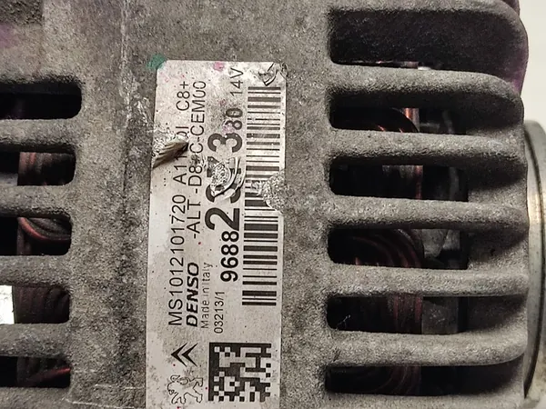 PEUGEOT 208 C3 DS30 1.2 VTI Vaihtovirtageneraattori 9688237380 image 4