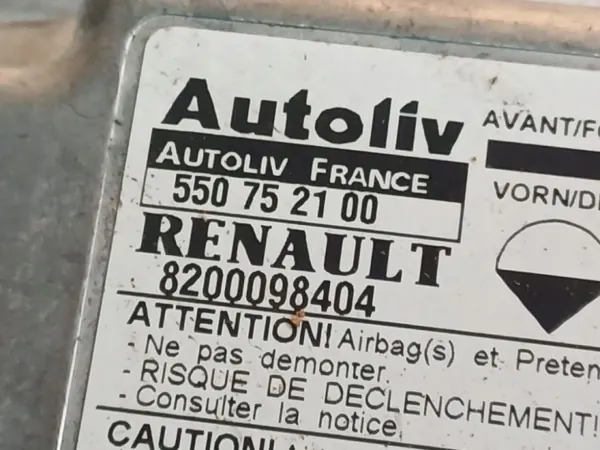 Módulo SRS airbag Opel Movano OEM 550752100 image 4