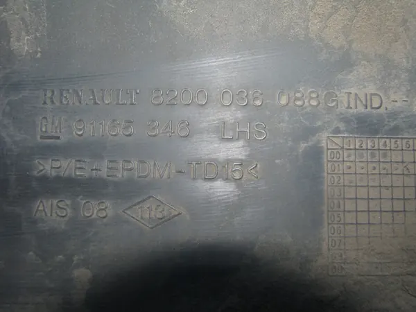 OPEL VIVARO A MODANATURA PORTA SINISTRA ANTERIORE 91165346 image 3