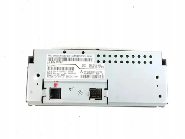 Écran de navigation Mercedes-Benz OEM A2048205497 image 4