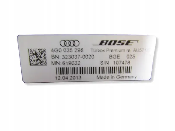 Audi A6 Allroad C7 framdörr högtalare OEM 4G0035298AUDI image 5