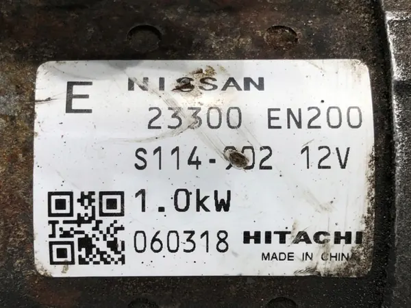 Motor de arranque NISSAN TIIDA 1.8 124CV 04-13 23300EN200 image 4