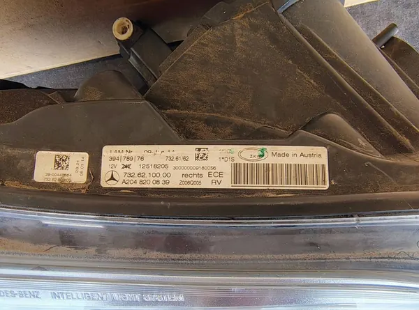 Rechter Koplamp Mercedes-Benz GLK (X204) A2048200839 image 7