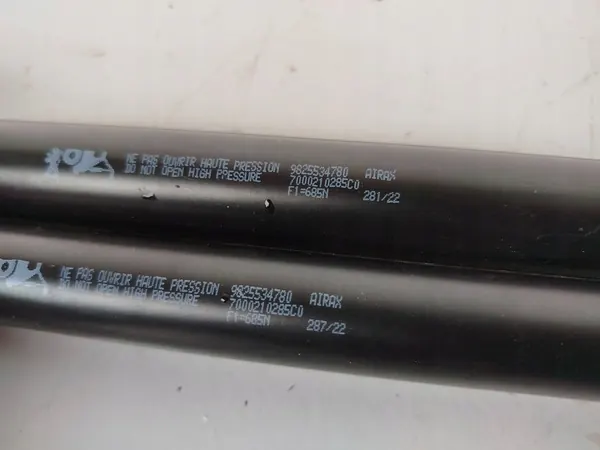 Rear Trunk Lid Shock Absorber Set Peugeot 2008 II 9825534780 image 2
