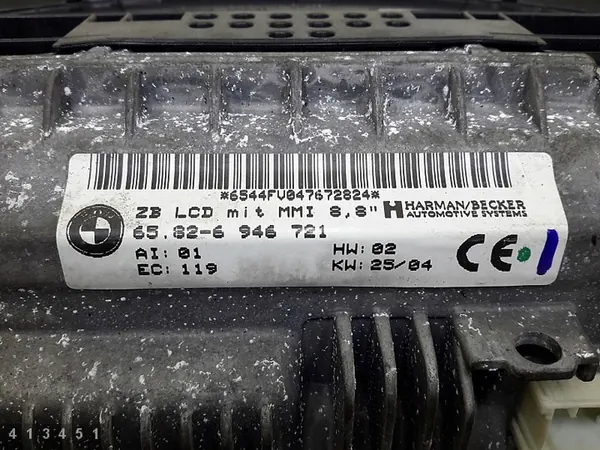 Écran d'affichage BMW 7 Series 2004 65826946721 image 8