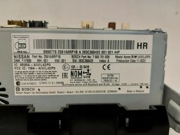 OEM 2591A6RP1B Originele Radio Navigatie Nissan Qashqai III image 3