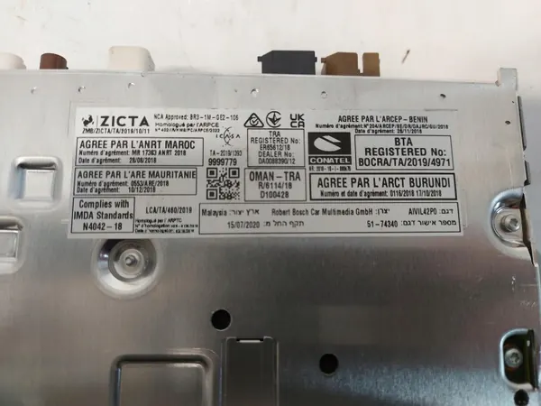 OEM 2591A6RP1B Originele Radio Navigatie Nissan Qashqai III image 6