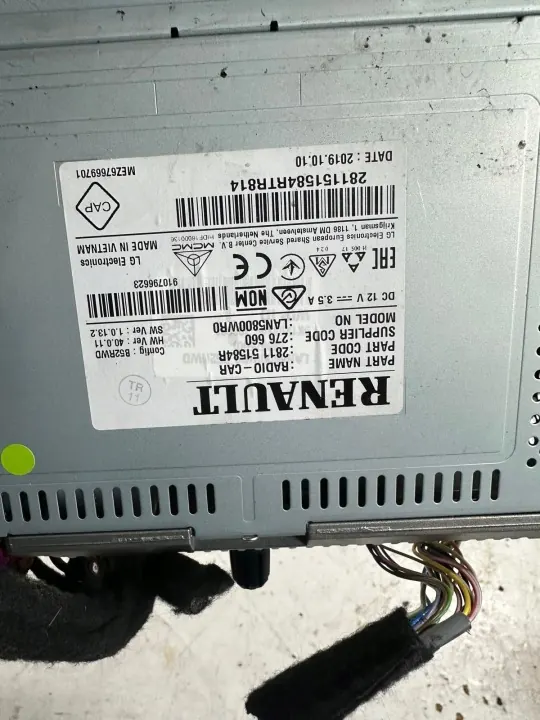 Radio Navigation Dacia Duster II OEM 682601526r image 3