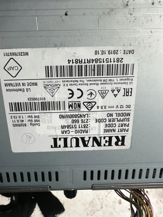 Radio Navigation Dacia Duster II OEM 682601526r image 4