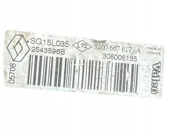 Vaihtovirtageneraattori Renault Espace Grand Espace IV 8200667617A image 6