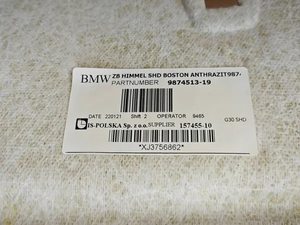 OEM 9874513 kattopaneeli BMW G30:lle image 8