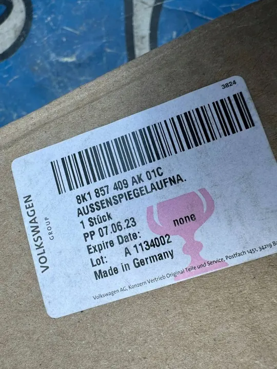 Vasen peili AUDI A4 B8 8K1857409AK image 8