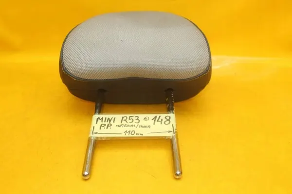 Huvudstöd OEM 148 Höger Fram Mini Cooper R53 Tyg+Läder image 7