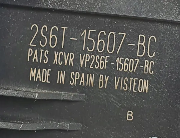 BUCLE INMOVILIZADOR FORD 2S6T-15607-BC image 4