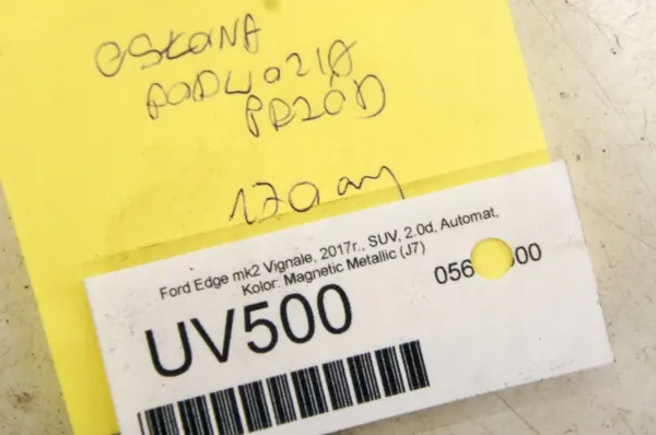UV500 Ford Edge Mk2 Escudo Inferior Para-choques Dianteiro image 6