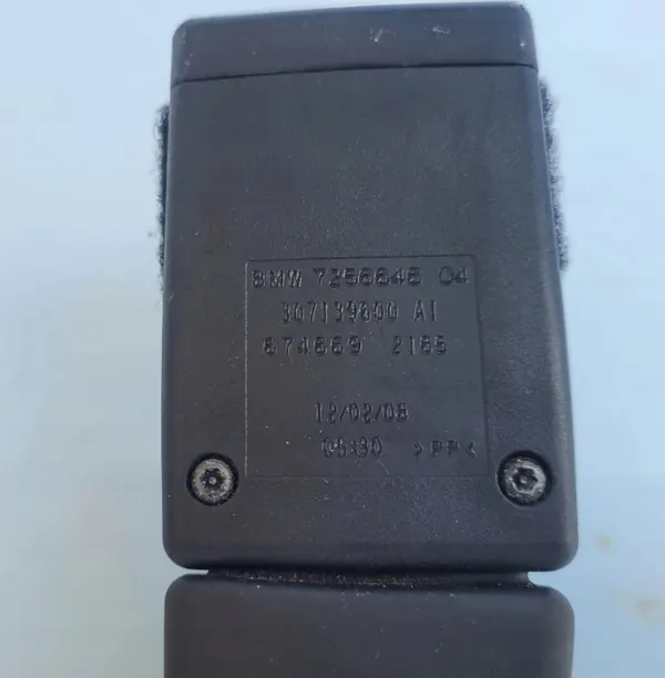BMW etuistuimen turvavyön solki OEM 7256646 - Käytetty image 5