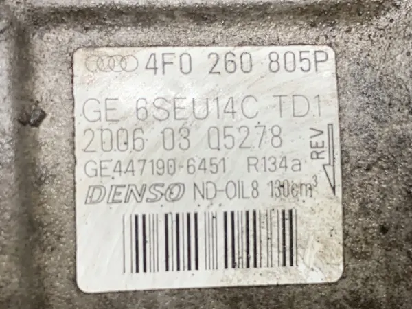 Compresseur Climatisation AUDI A6 C6 4F0260805P OEM LORK-535-17896 image 5