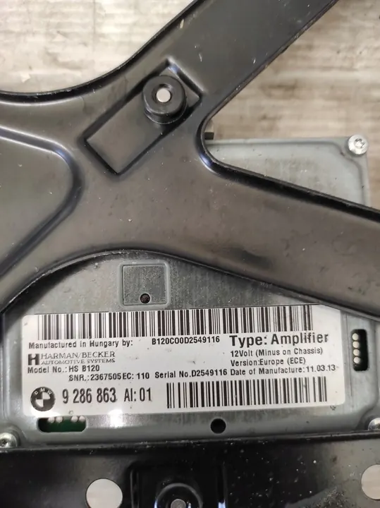 BMW Versterker Harman 9286863 image 2