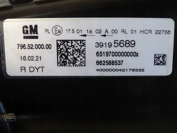 OPEL ASTRA K V 5 OIKEA AJOVALO OEM 39195689 image 8