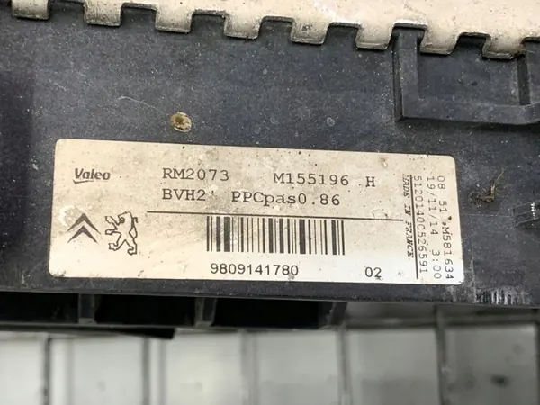 CHŁODNICA WODY PEUGEOT 308 SW II 1.6 120KM 9809141780 14-21 RADIATOR image 3