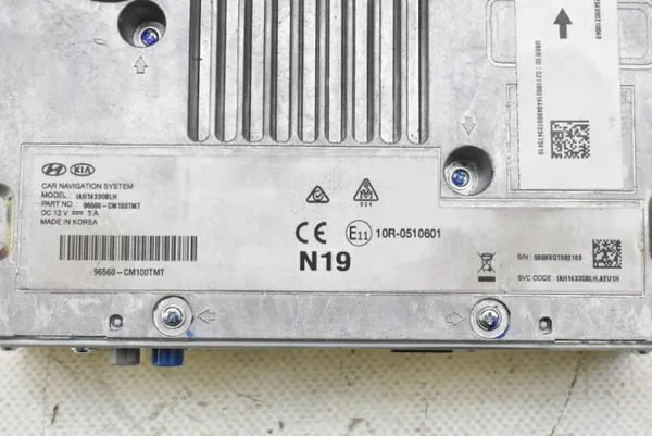 Radio Navi OEM 96560-CM100TMT voor Hyundai Kona 2017-2019 image 8