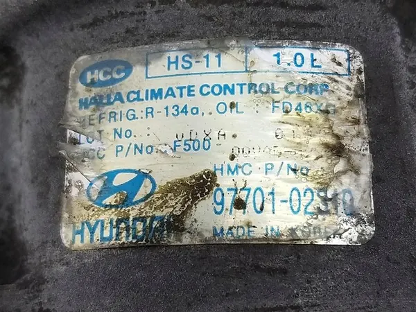 Compresor de aire acondicionado Hyundai Atos I 1.0 97701-02310 image 3