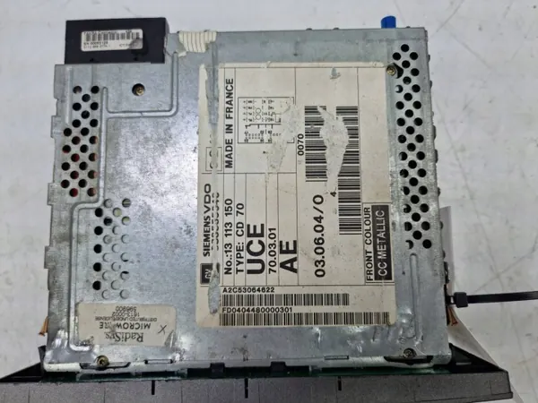 Rádio 13113150 Opel Vectra C Usado OEM image 5