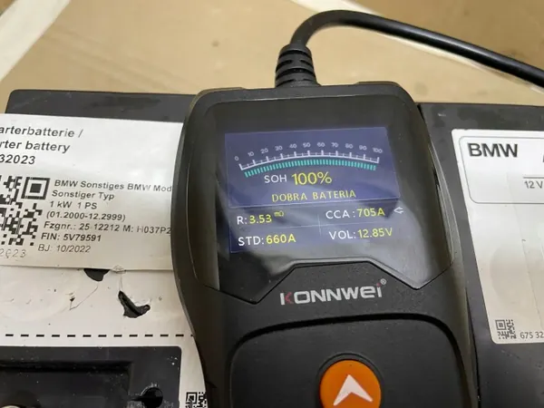 AGM-akku OEM 9878489 12V 60Ah BMW:lle image 6