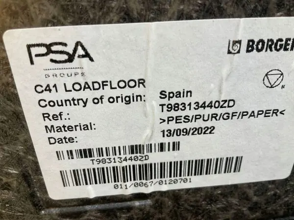 Fondo de maletero usado OEM T98313440ZD para Citroën C4 III image 3