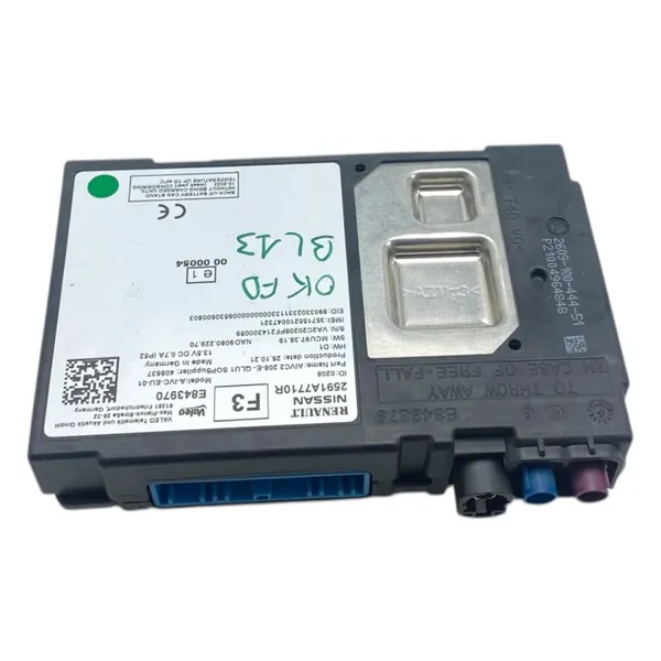 Módulo de controlo Renault Megane V EV E-Tech OEM 2591A7710R image 6