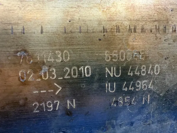 BMW 3.0D N57 Tubo de Escape Catalisador DPF OEM 7811430 image 8