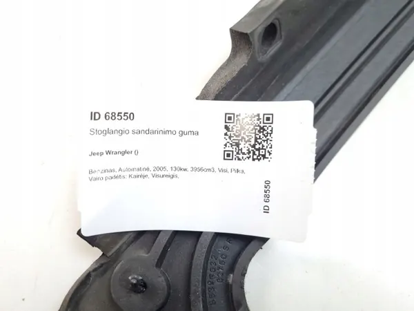 Junta de teto solar Jeep Wrangler OEM 55395032 - Usado image 6