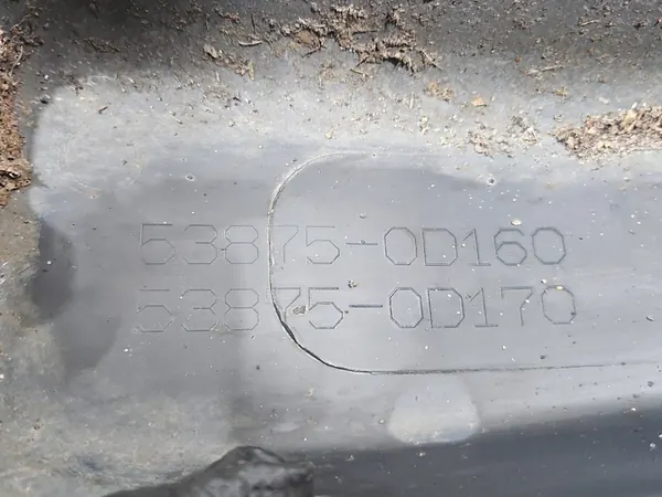 Left Front Wheel Arch Toyota Yaris III 53875-0D160 image 4