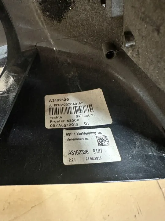 Cubierta espejo derecho Mercedes SL W197 OEM A1978100264 image 4